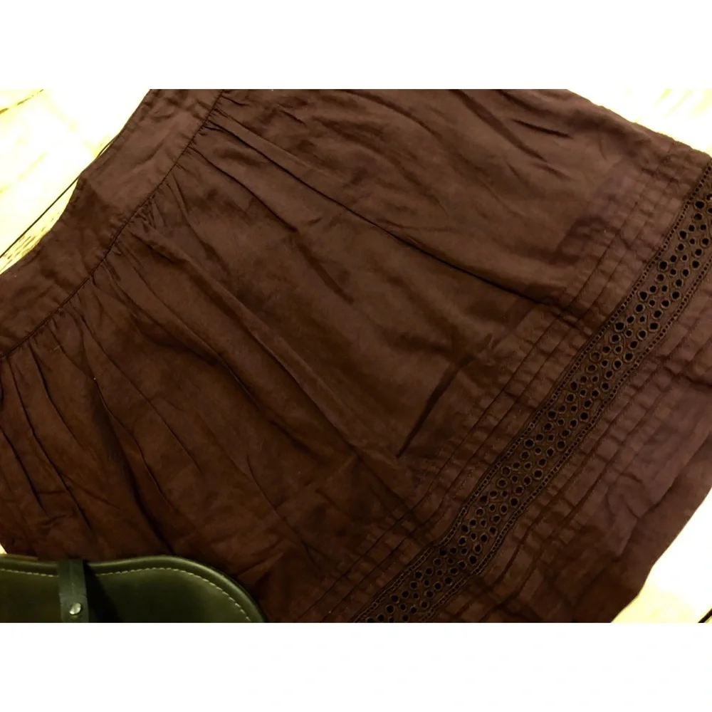 Ann Taylor LOFT Purple 💯Cotton Lined Size 6 Versatile Modern Conservative